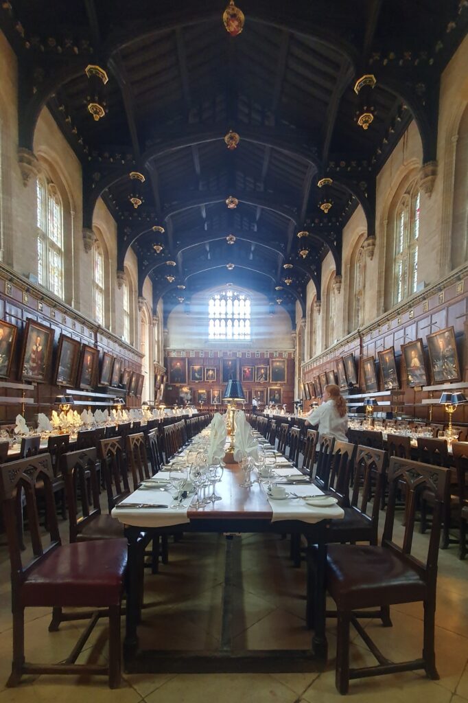 Oxford Harry Potter Tour Hogwarts Christ Church Dining Hall Hogwarts